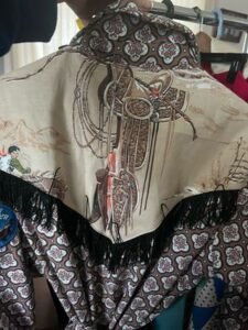 Mens Bronco Western Jumpsuit L X 32 