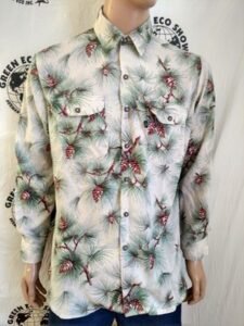 Rayon Pinecone Shirt  L