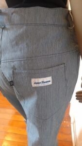 Engineer Striped Bells Jeans  36  X 32 denim