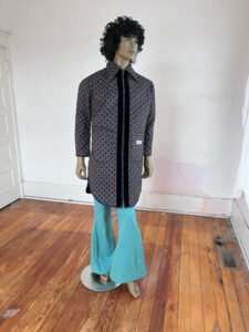 Reverisble quilted Coat L zip up