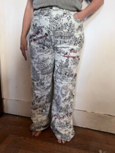 Womens Toile XL Pants Hermans 36" W