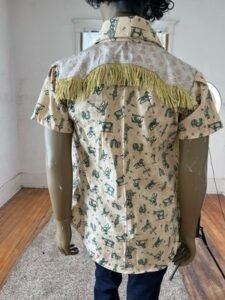 Weathervane Cowboy Shirt L by A Herman