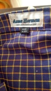 Mens Steampunk check pants 34 USA