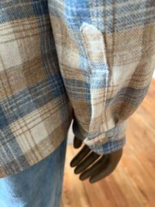 Mens Western Wool Plaid Jacket L