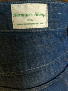 Hermans Hemp Jeans  30 X 32 made in USA