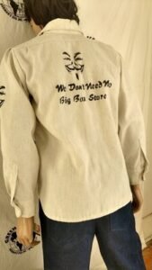 Mens Grafitti Shirt XL Anonymous USA