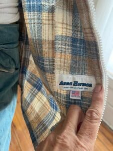 Mens Western Wool Plaid Jacket L