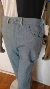Engineer Striped Bells Jeans  36  X 32 denim