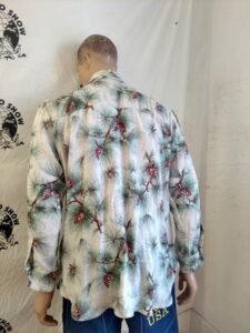 Rayon Pinecone Shirt  L