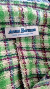 Wool {Plaid Jumpsuit L  flap pockets