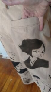 Nat Color Org Cotton Asian Graphics
