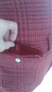 Mens Wool Check  Herringbone  flap Pockets Jumpsuit L X 32
