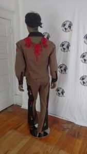 Mens suit embellished 42 