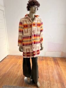 Chief Joeseph Wool  Blanket Coat L