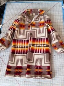 Chief Joeseph Wool  Blanket Coat L
