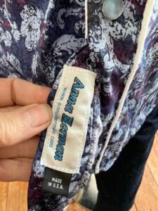 Blue Fringe Cowboy Shirt L