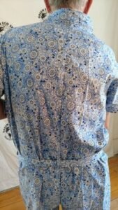 Blue Bandana Romper XL