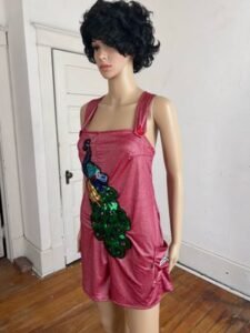 Bib Overals Jumpsuit  M to L Peacock by Anna Herman