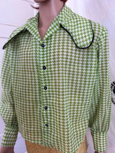 Anna Hermans Big Collar Shirt Green L