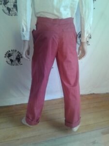 Red Steampunk Pants 33"  x 32 USA Hermans 