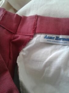 Red Steampunk Pants 33"  x 32 USA Hermans 