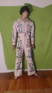 Gardening Panda Jumpsuit L Graffiti