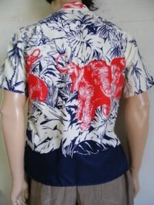 Mens Shirt Endangered Species Elephants L 