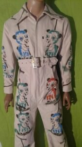 Gardening Panda Jumpsuit L Graffiti