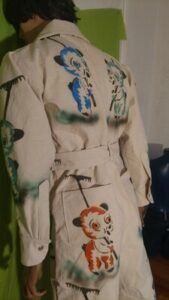 Gardening Panda Jumpsuit L Graffiti