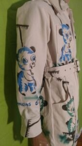 Gardening Panda Jumpsuit L Graffiti