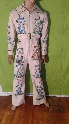 Gardening Panda Jumpsuit L Graffiti