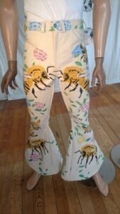 Pollinator Bee Pants Air brushed 31"  Bells