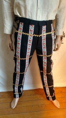 Wool Bondage Pants Steampunk  34" Hermans USA