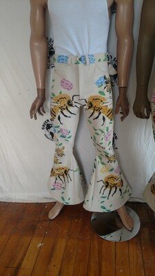Pollinator Bee Pants Air brushed 31"  Bells