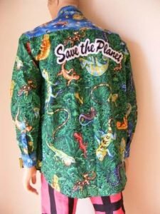 Endangered Species Lizards Shirt XL