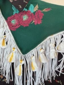 Cowboy Shirt fringe Embroidery Snaps XL