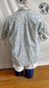 Mens Gaucho Short Sleeve Flowered Shirt  M  to L