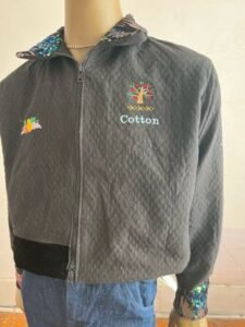Embroidered Quilted Jacket M -L 