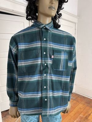Flannel Plaid Shirt XL 
