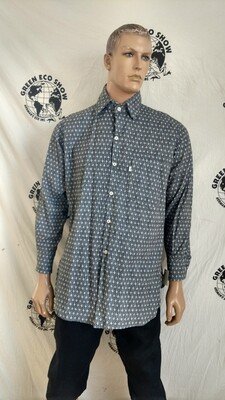 Mens Gaucho Print Sm Flowers  Blk gray L USA