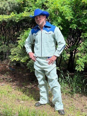 Mens Western Smiley 40 Suit Let'er Buck
