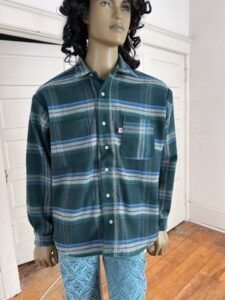 Flannel Plaid Shirt XL 