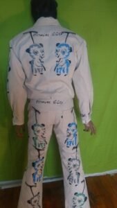 Gardening Panda Mens Suit 42 pants 32"