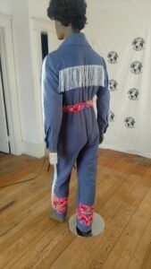Mens Patchwork Western Jumpsuit  M-L USA