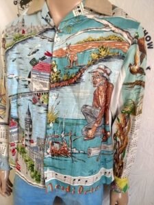 Mens Shirt Calendar L some Irish Linen Bike 