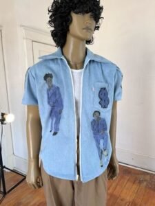 Black People Jacket Air brushed L