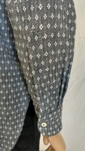 Mens Gaucho Print Sm Flowers  Blk gray L USA