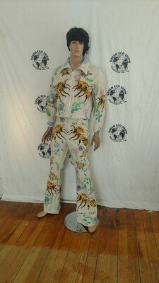 Pollinator Suit 42 bells cotton canvas airbrushed Bees