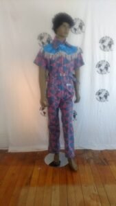 Mens Cowboy Western Jumpsuit  Fringe M -L