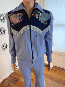 Mens Western Suit S embroidered